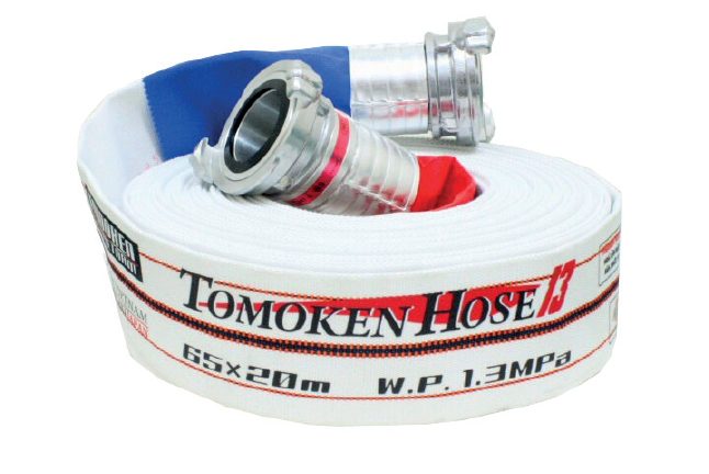 Vòi chữa cháy Tomoken D50 1.3MPA (đã có khớp nồi vòi)