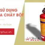 Thở phào nhẹ nhõm khi biết Bình chữa cháy bột dùng để chữa đám cháy nào?