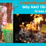 [TẾT 2018] 3 nguyên nhân gây hao tài tốn của xuất phát từ bàn thờ ngày tết