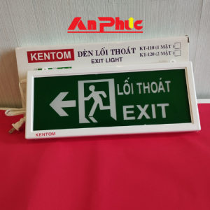 Đèn Exit thoát hiểm 1 mặt Kentom