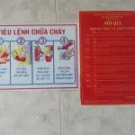 Mua bảng tiêu lệnh chữa cháy, cấm lửa ở đâu chất lượng, đúng chuẩn