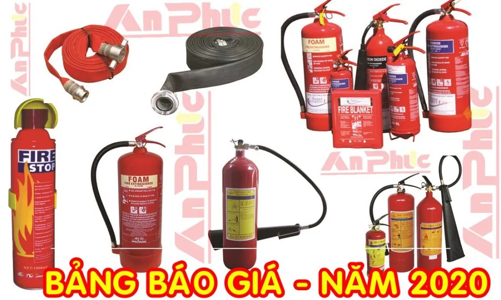 Bình chữa cháy bột và bình khí CO2
