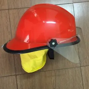 Mũ chống cháy phủ gáy vải màu vàng