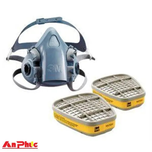Combo mặt nạ phòng độc 7501 kèm phin lọc 6003