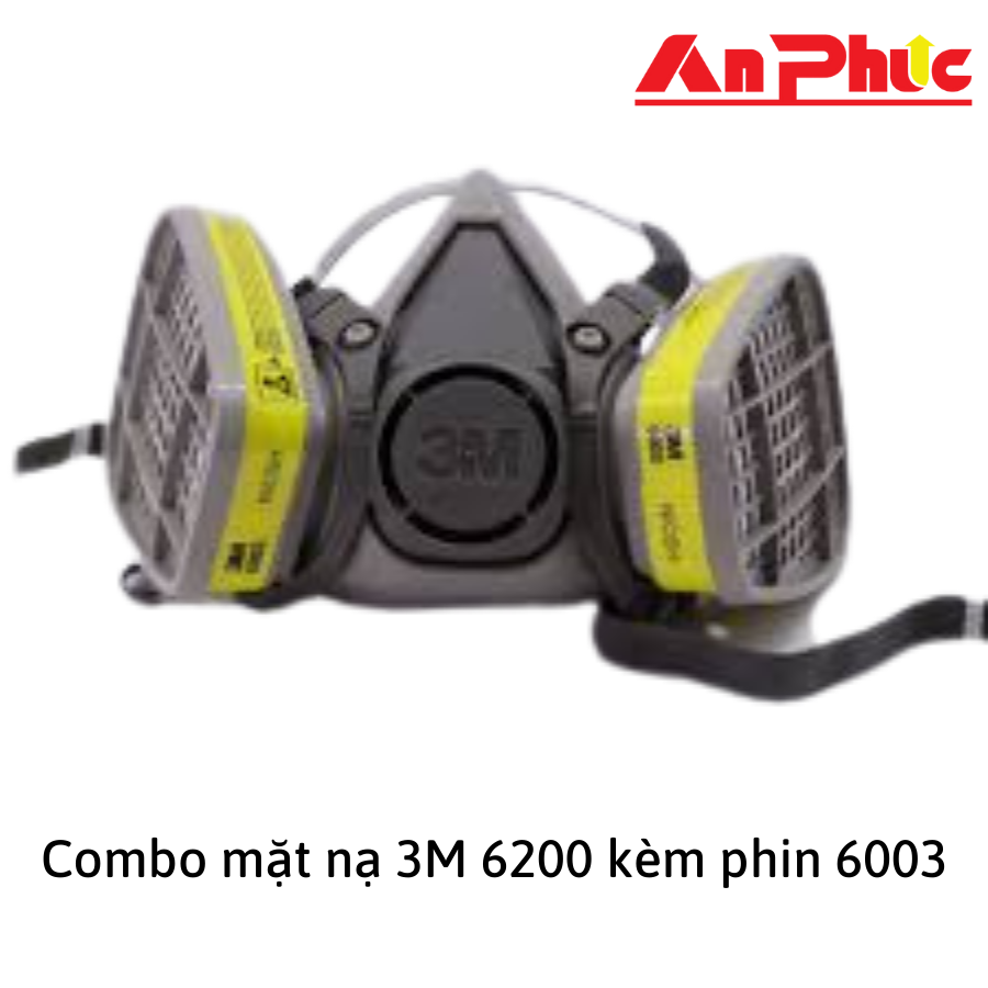 Mặt nạ phòng độc 3M 6200 kèm phin lọc 6003