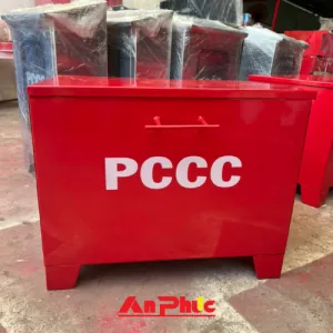 Thùng đựng cát PCCC có nắp đậy