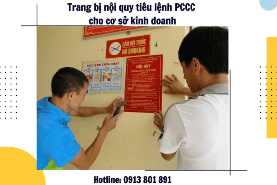 Bộ nội quy tiêu lệnh PCCC