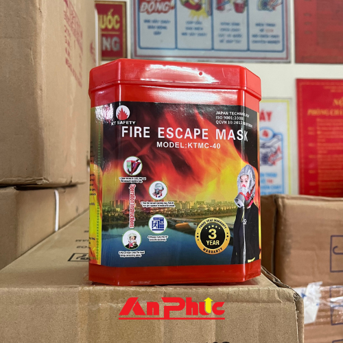 Mặt nạ chống khói thoát hiểm 40 phút