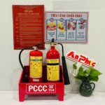 Combo bình chữa cháy + nội quy tiêu lệnh PCCC – Giải pháp gọn gàng, hiệu quả cho cửa hàng nhỏ – Hotline: 0913 801 891