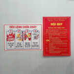 Bảng Nội Quy Tiêu Lệnh PCCC: Quy Định, Tầm Quan Trọng & Mua Ở Đâu Uy Tín